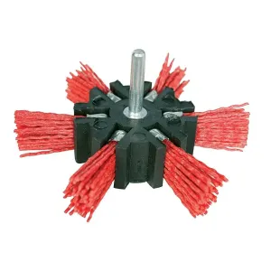 100mm Coarse Nylon Filament Flap Brush Non Sparking 633557 - Lifetime Warranty S
