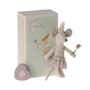 2024 Maileg Little Sister Tooth Fairy Mouse In Matchbox