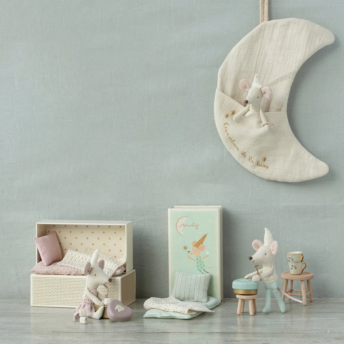2024 Maileg Little Sister Tooth Fairy Mouse In Matchbox