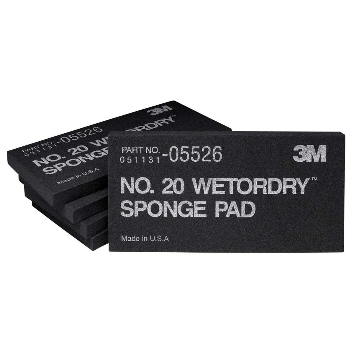 3M Wetordry Sponge Pad, 2-3/4" x 5-1/2"
