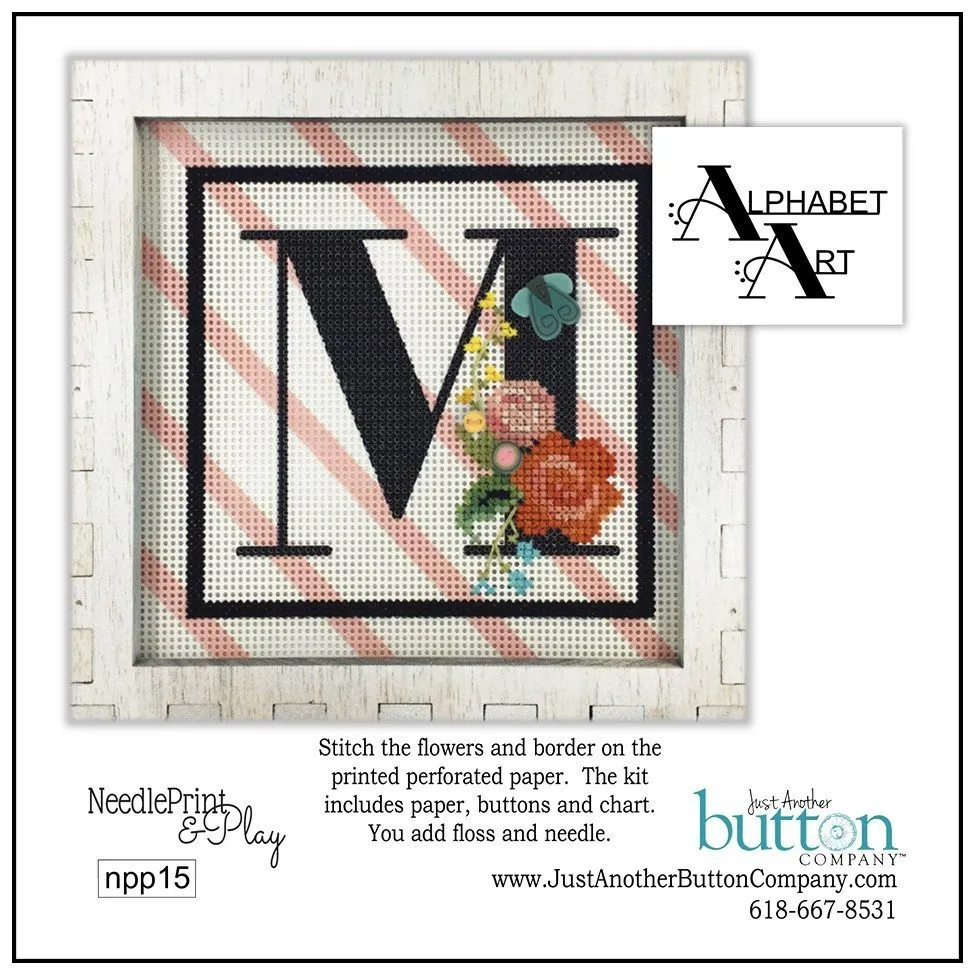 Alphabet M Perforated Paper Kit
