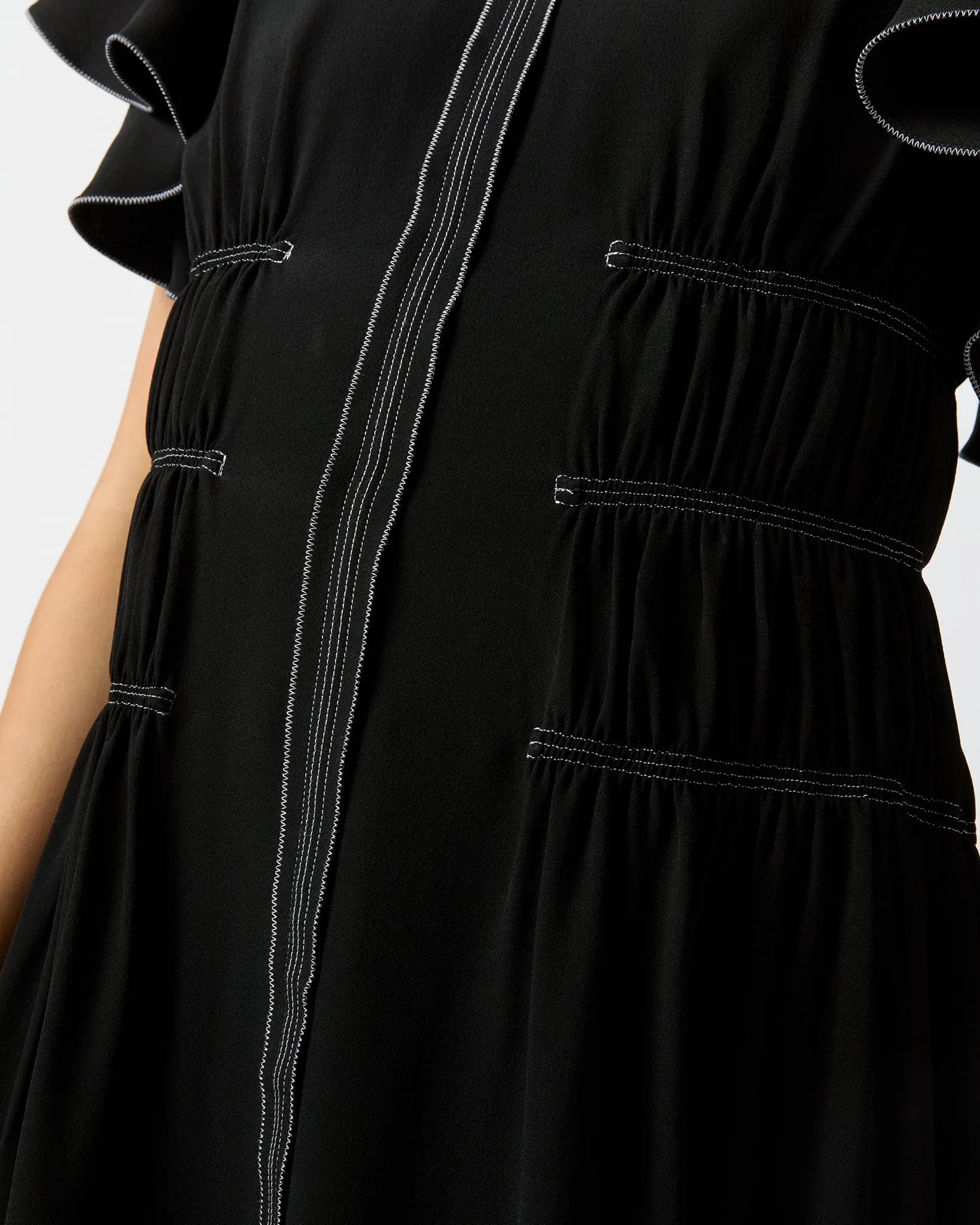 Anais Dress in Noir