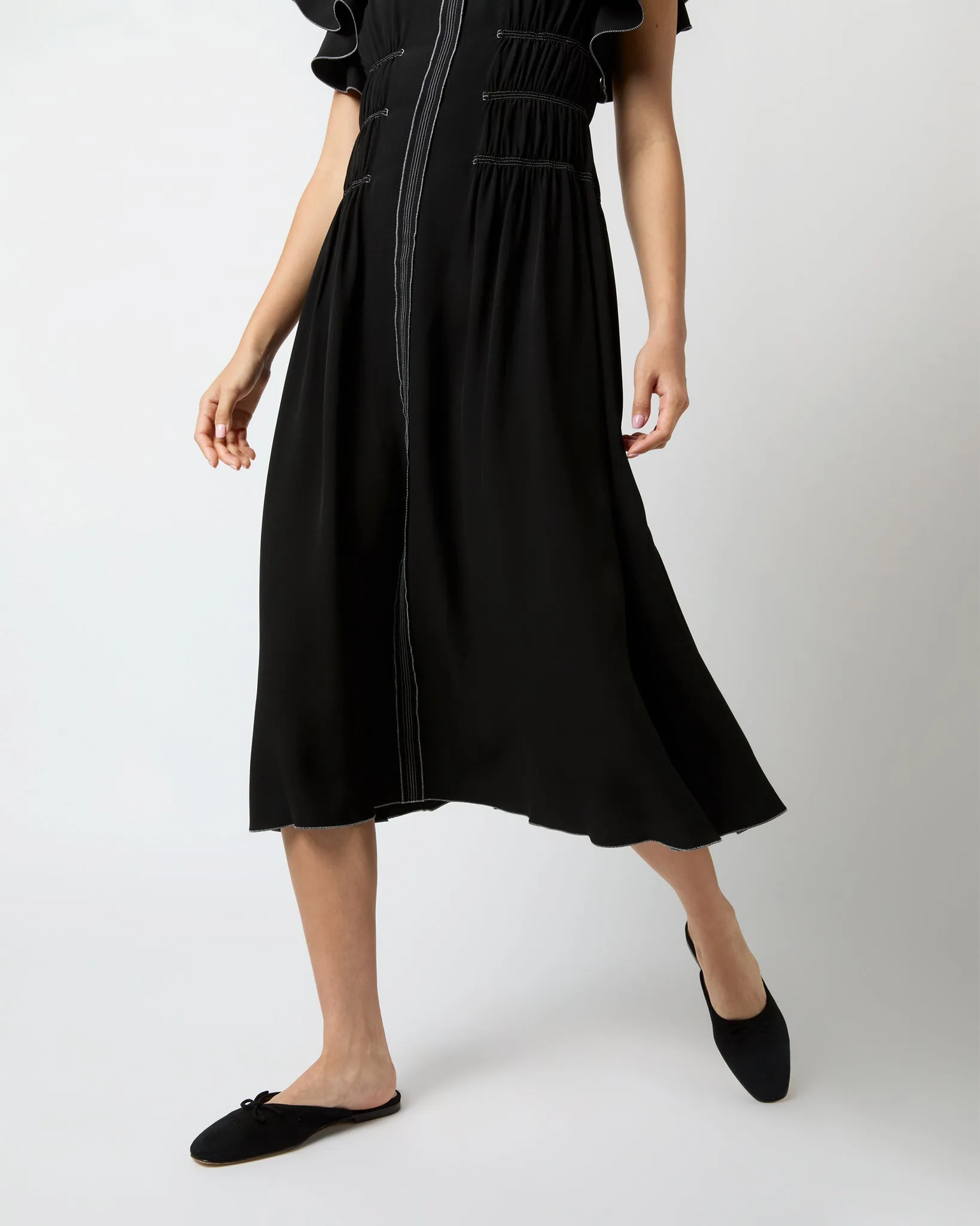 Anais Dress in Noir
