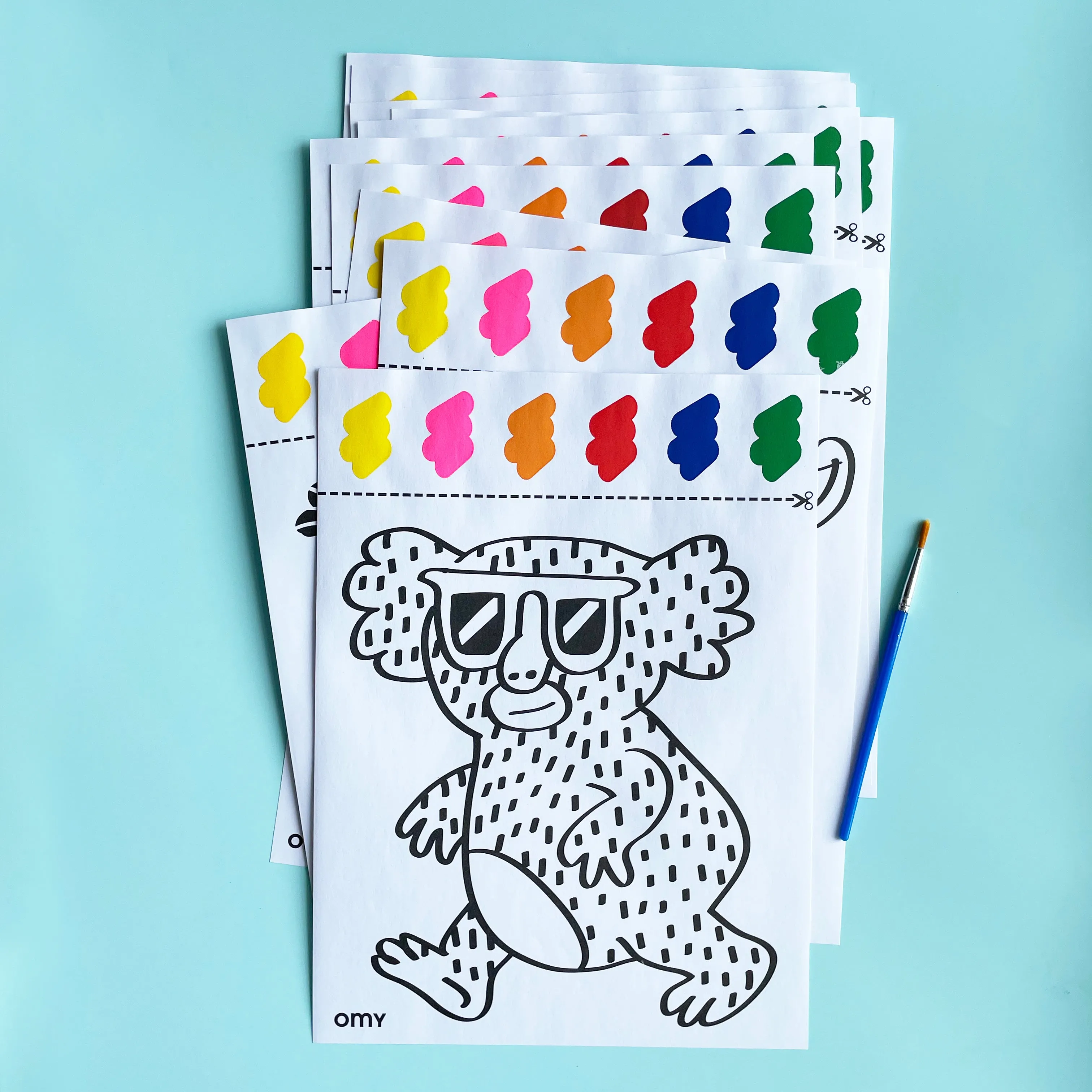 Animals Watercolor Painting Kit