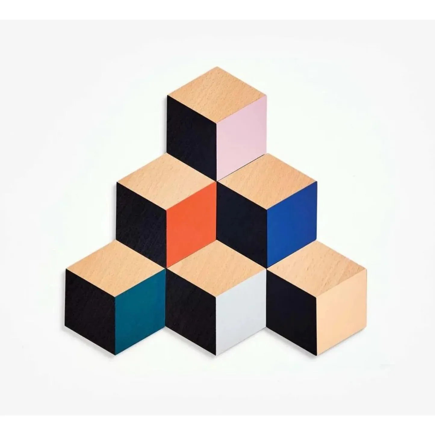 Areaware Table Tiles Modern Multi Colour Palette