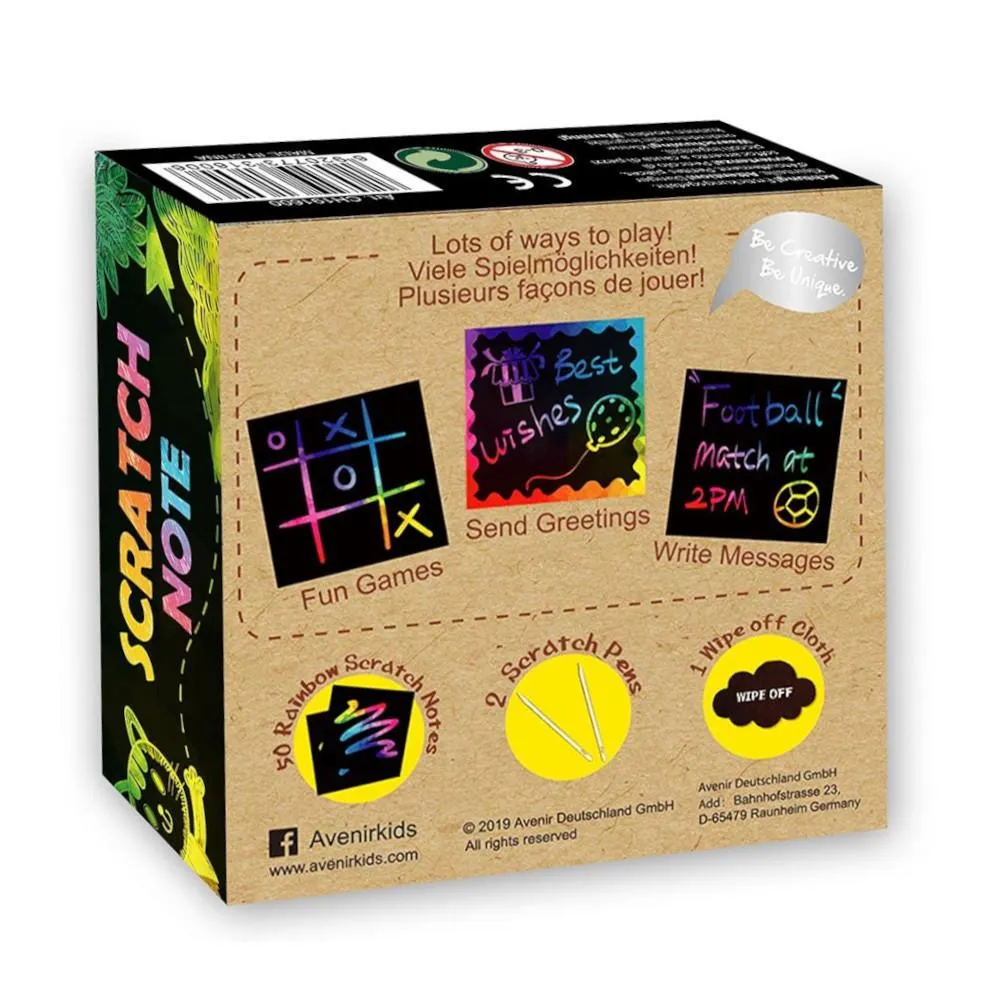 Avenir Scratch Notes Set 50pk
