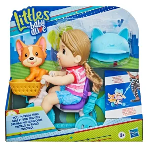 Baby Alive Littles, Roll Pedal Trike, Doll Tricycle, Push-Stick, Little Jade Doll, Pet Accessory