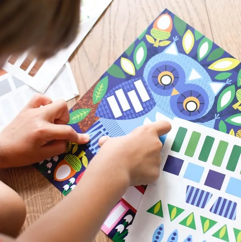 Baby Animals Panoramic Sticker Puzzle