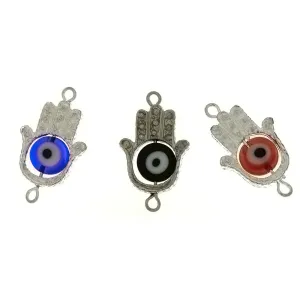 BEAD CONNECTOR CHARM HAMSA 30 MM FINDING (3)