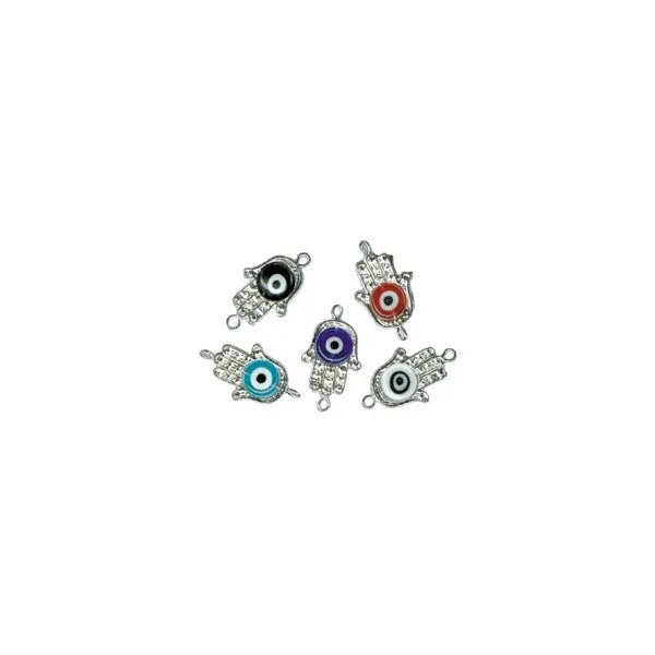 BEAD CONNECTOR CHARM HAMSA 30 MM FINDING (3)