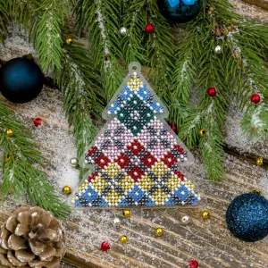 Bead embroidery kit on a plastic base FLPL-035