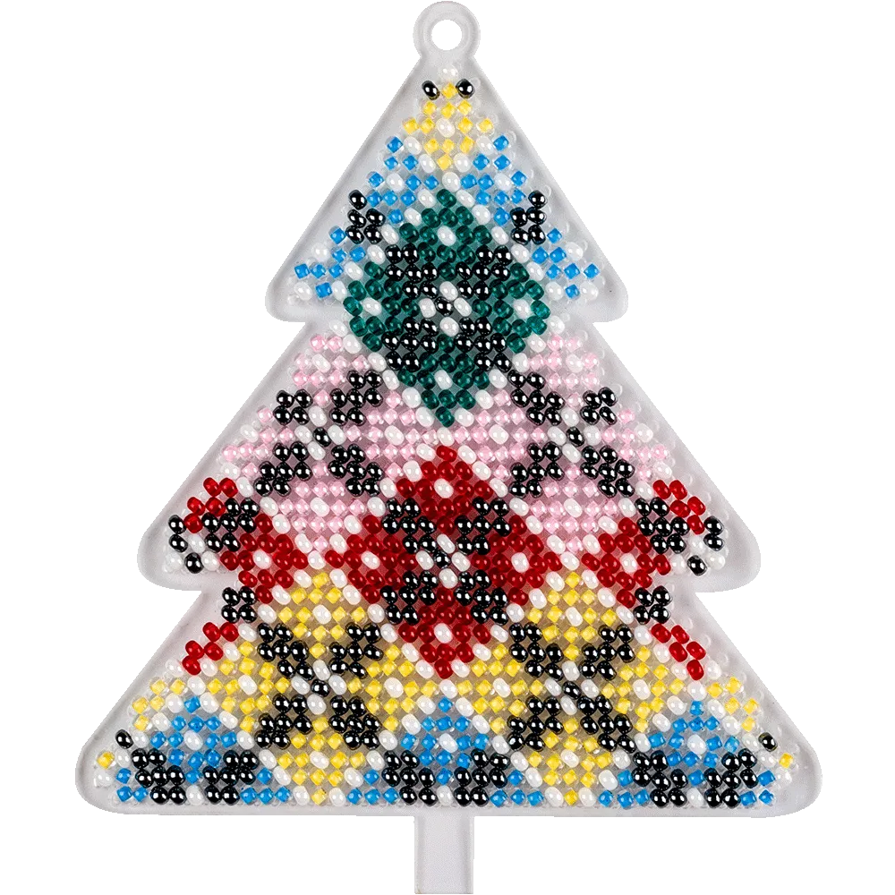 Bead embroidery kit on a plastic base FLPL-035