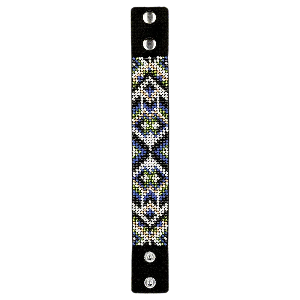 Bead embroidery kit on artificial leather FLBB-031