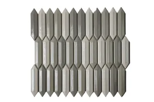 BG MIXED WHITE. TENDER GRAY & TAUPE 3D PICKET