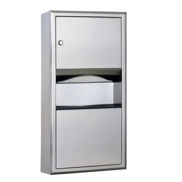Bobrick B-369 and/or B-3699 Paper Towel Dispenser and Waste Receptacle Combo Units