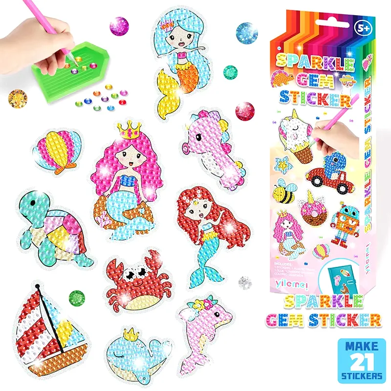 Christmas Diamond Painting Keychain 5D DIY Hanging Diamond Art Kits Diamond Ornaments for Kids Christmas Crafts Family Decor