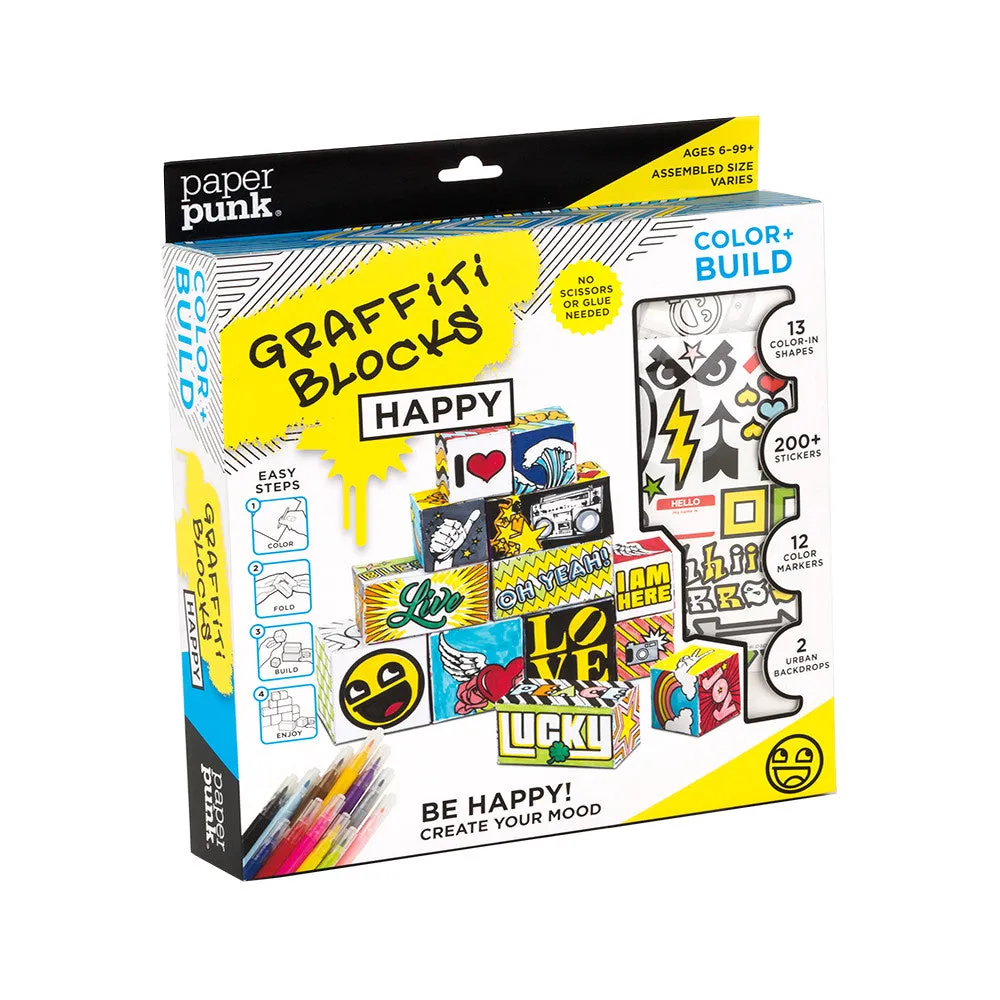 COLOR BUILD - Graffiti Blocks HAPPY