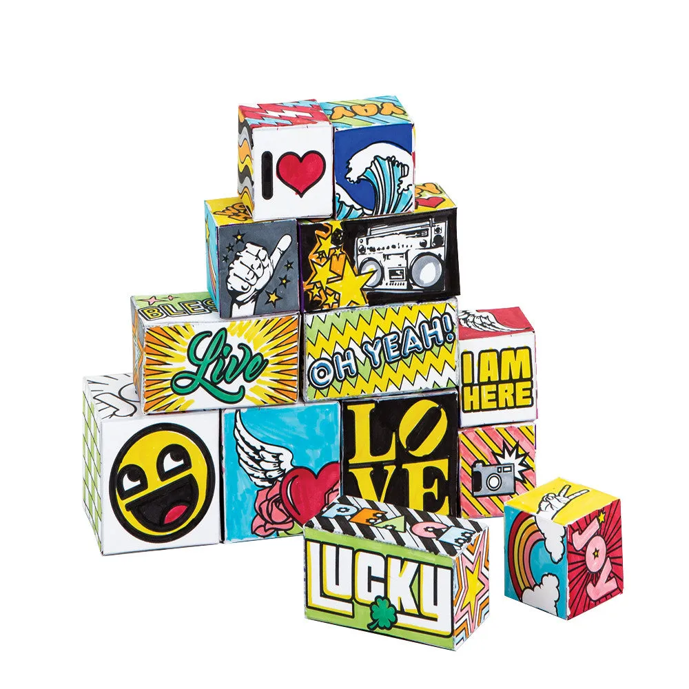 COLOR BUILD - Graffiti Blocks HAPPY