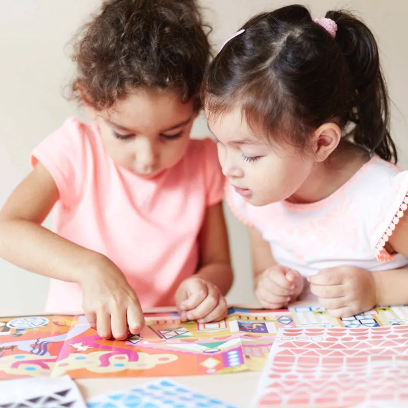 Cosmic Panoramic Sticker Puzzle
