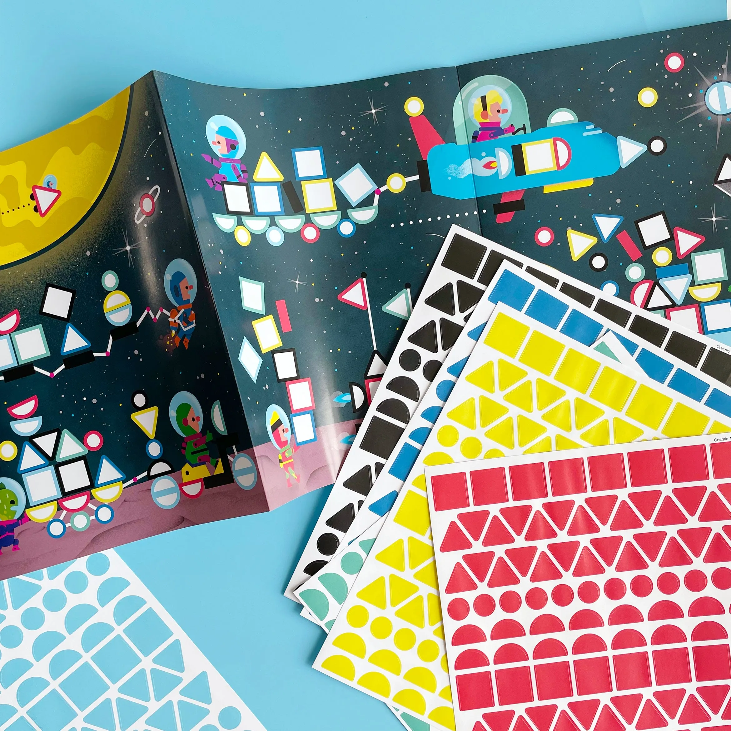 Cosmic Panoramic Sticker Puzzle