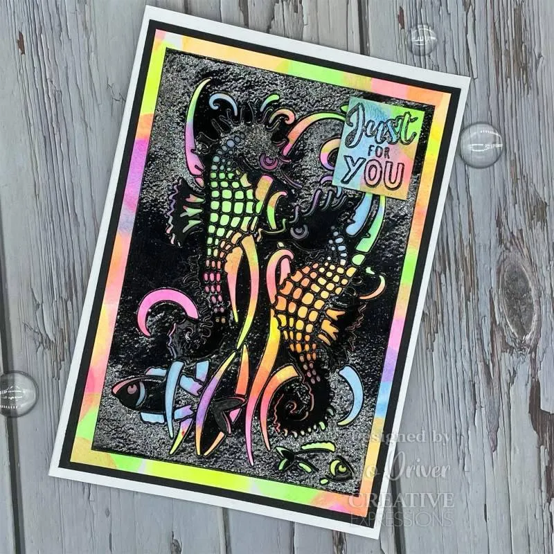 Creative Expressions Paper Cuts Cut & Lift Craft Die - Seahorse Symphony