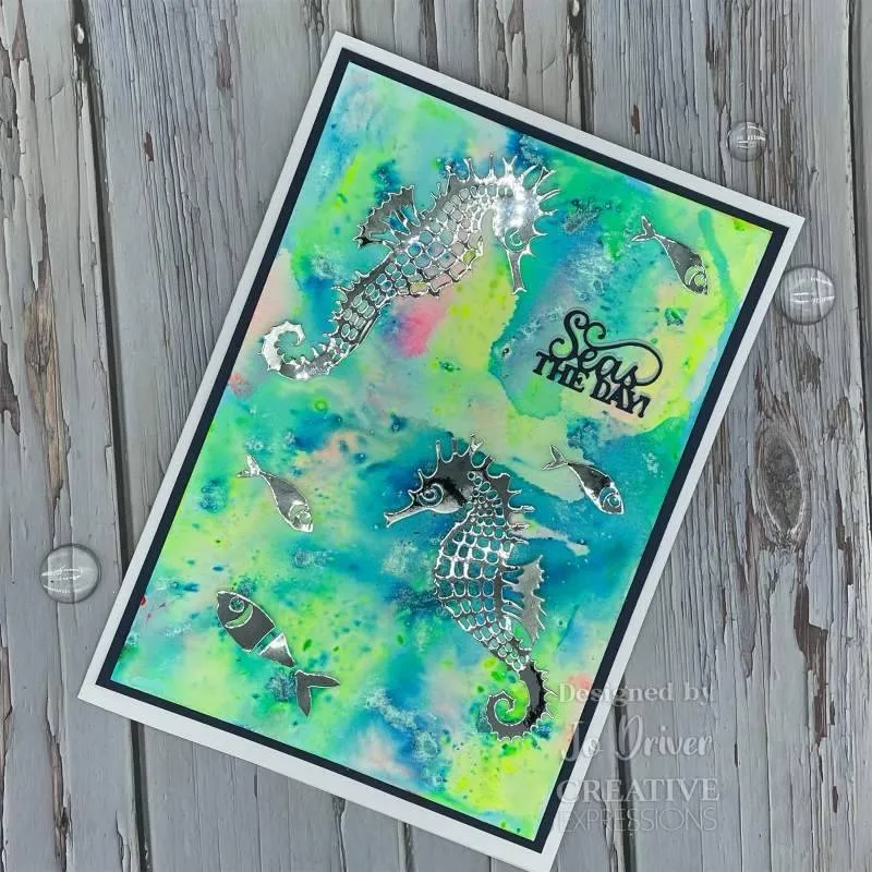 Creative Expressions Paper Cuts Cut & Lift Craft Die - Seahorse Symphony