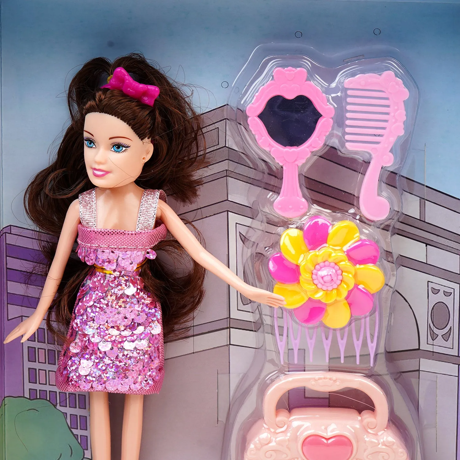 Cute Doll With Accessories For Girls