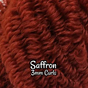 DG Curly Nylon Saffron N2237M 3mm 1oz/28g 36in/92cm Doll Hair