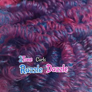 DG Curly Razzle Dazzle NH3141 3mm 1oz/28g 36in/92cm Doll Hair