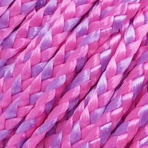 DG Nylon Micro Braids Bright Pink & Purple BH212 3mm 1oz/28g 36in/92cm Doll Hair