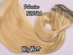 DG Nylon Wig Weft Palomino N2738A Blonde 30"Wx20"L Doll Hair