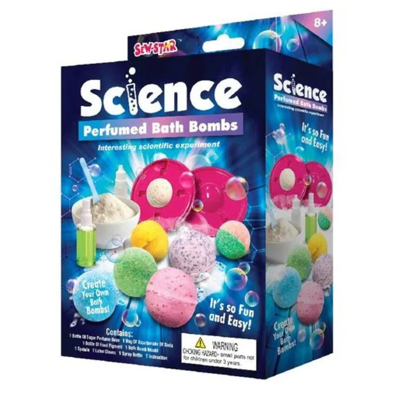 DIY Scientific Perfumed Bath Bombs Kit