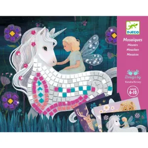 Djeco DJ09426 Enchanted World Mosaic Kit