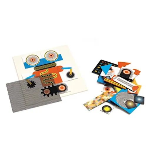 Djeco Kinoptik 60pc - Robots