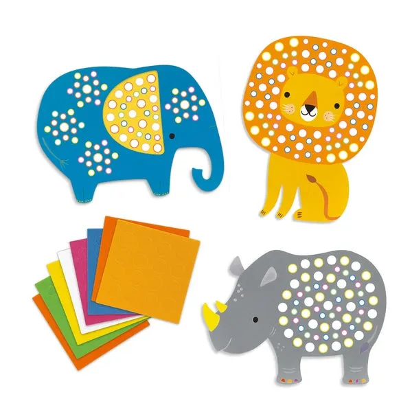Djeco Mosaics - Jungle Animals