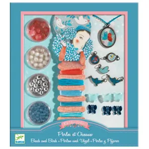 Djeco Oh! Les Perles Jewellery Kit - Pearls & Birds