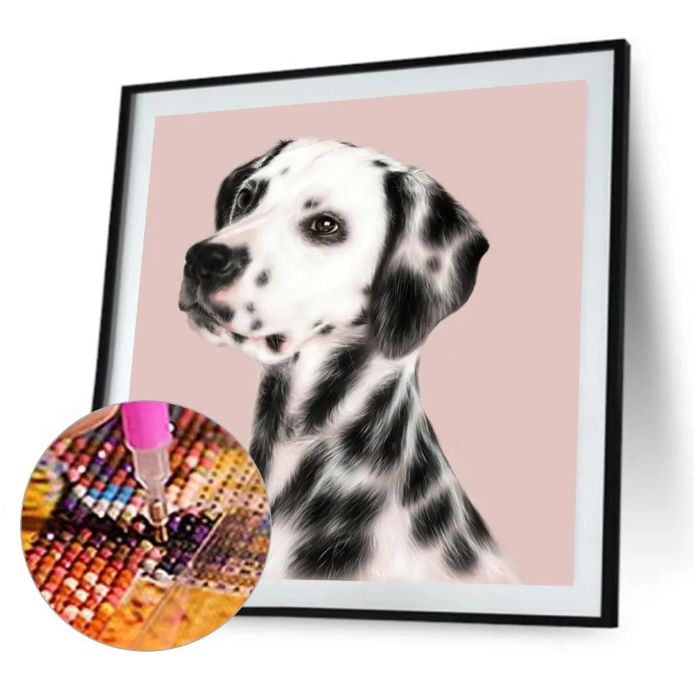 Dog  - Full Round Diamond - 30x30CM