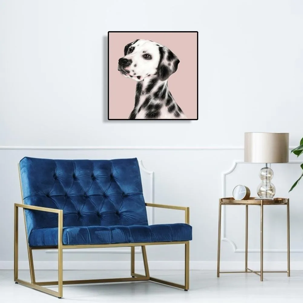 Dog  - Full Round Diamond - 30x30CM
