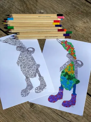 Duc~kit Craft Kit - Paper Colouring Kit