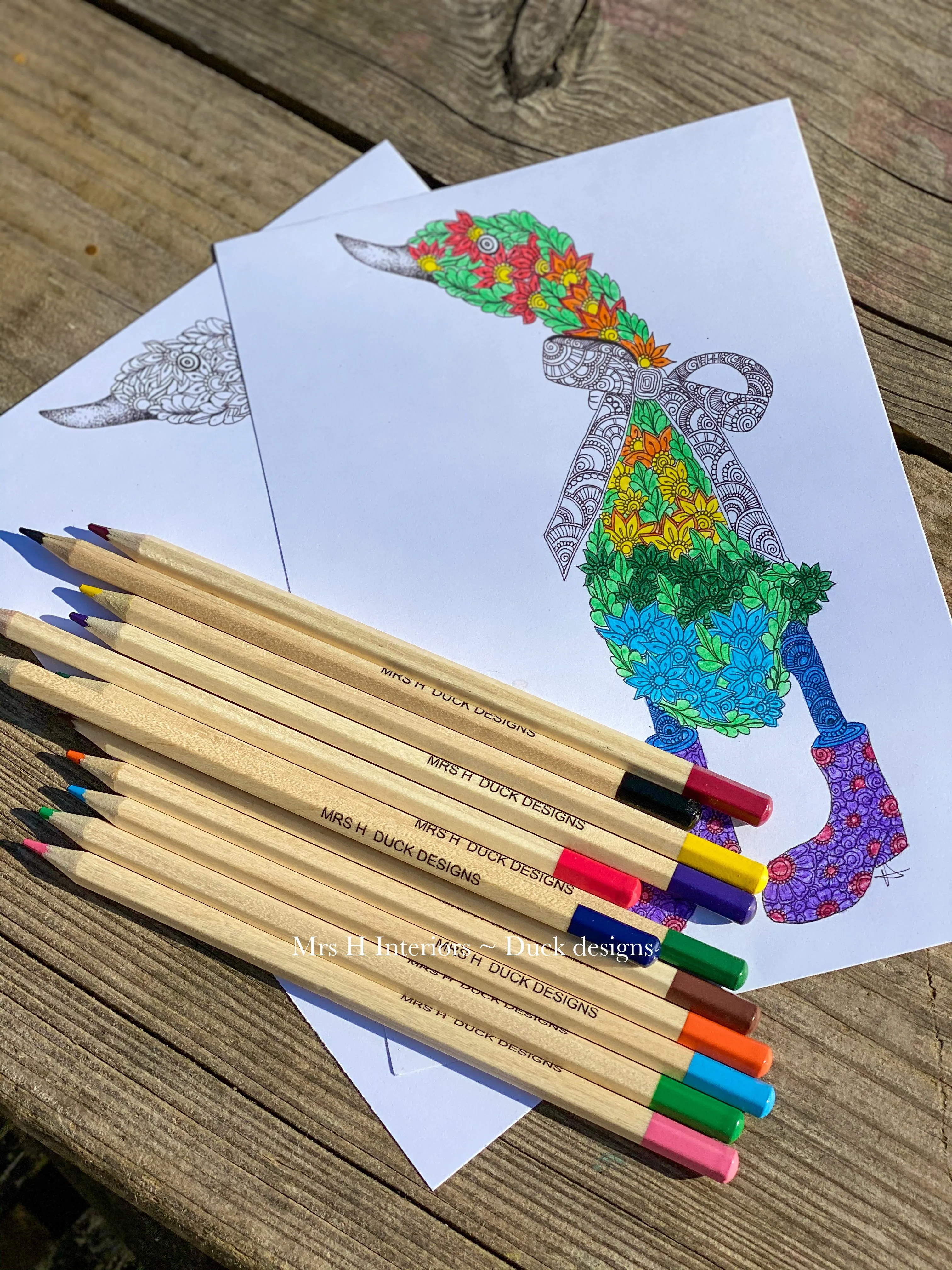 Duc~kit Craft Kit - Paper Colouring Kit