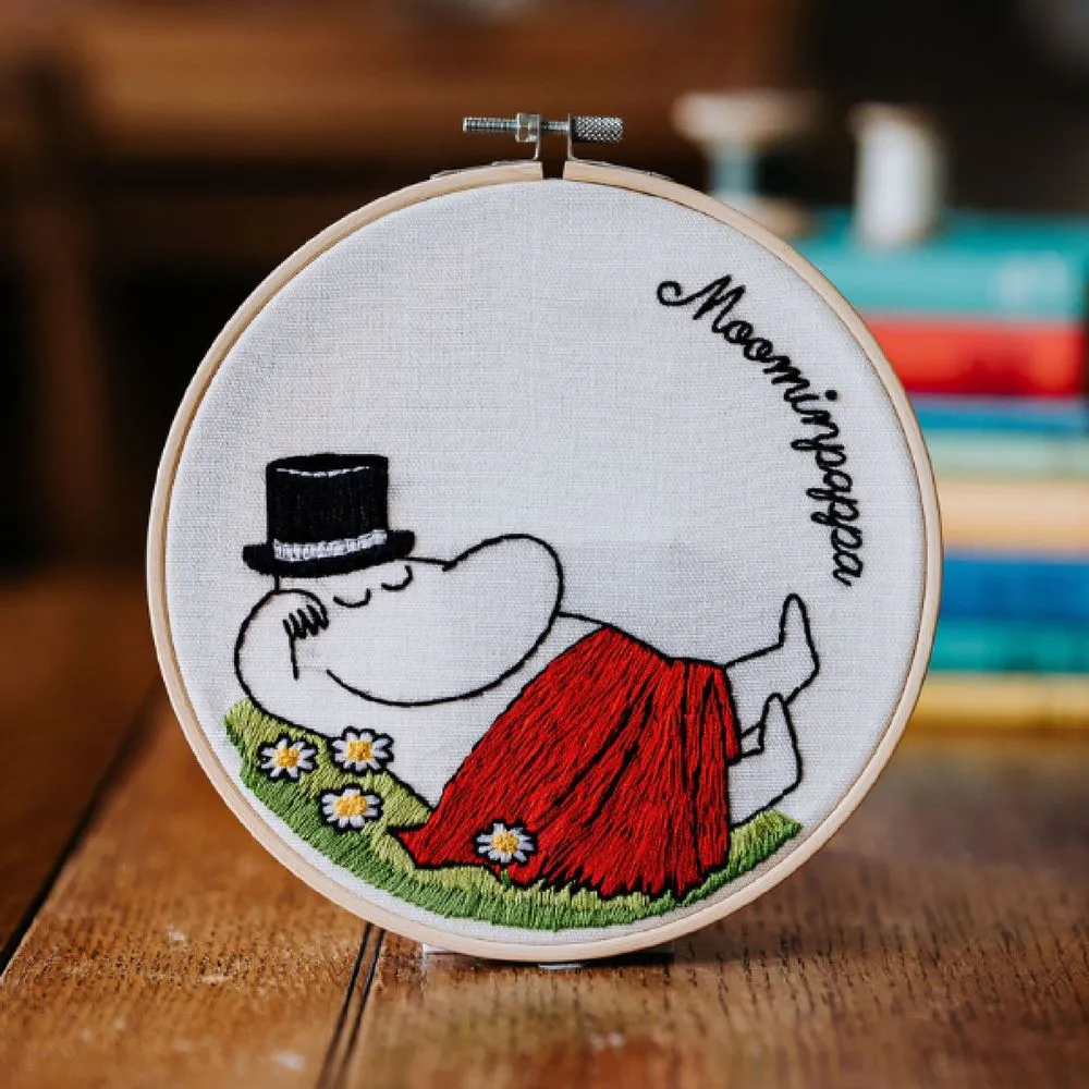 Embroidery Kit Moominpappa Snoozing