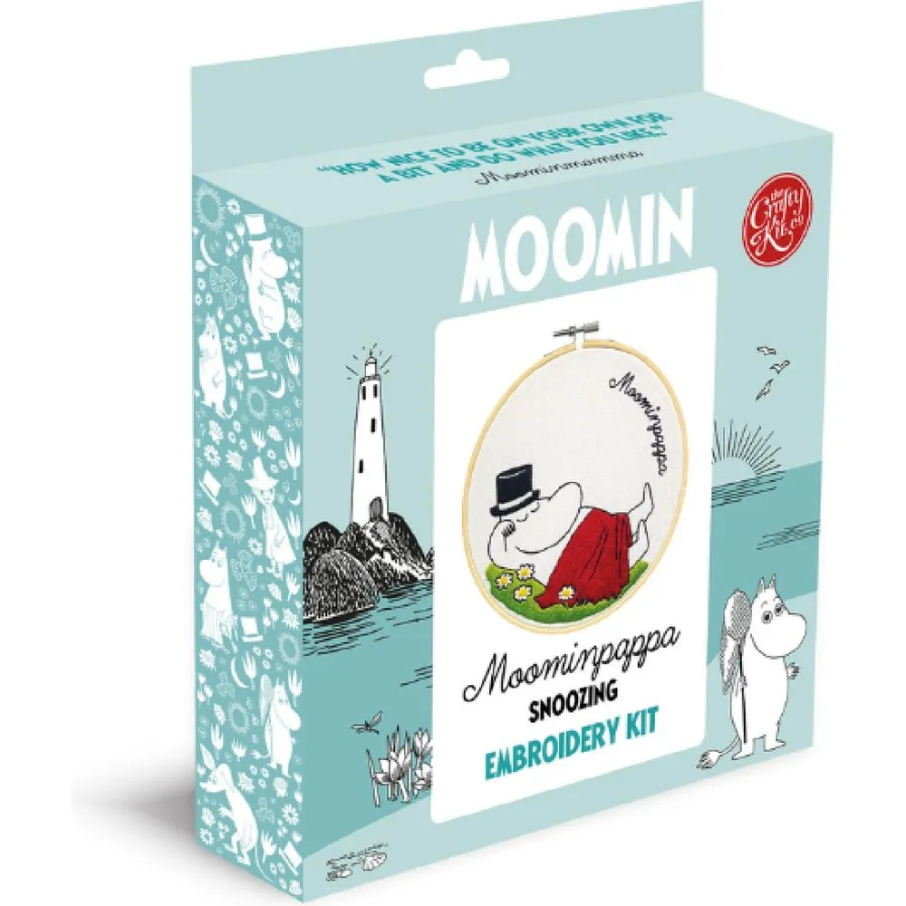 Embroidery Kit Moominpappa Snoozing