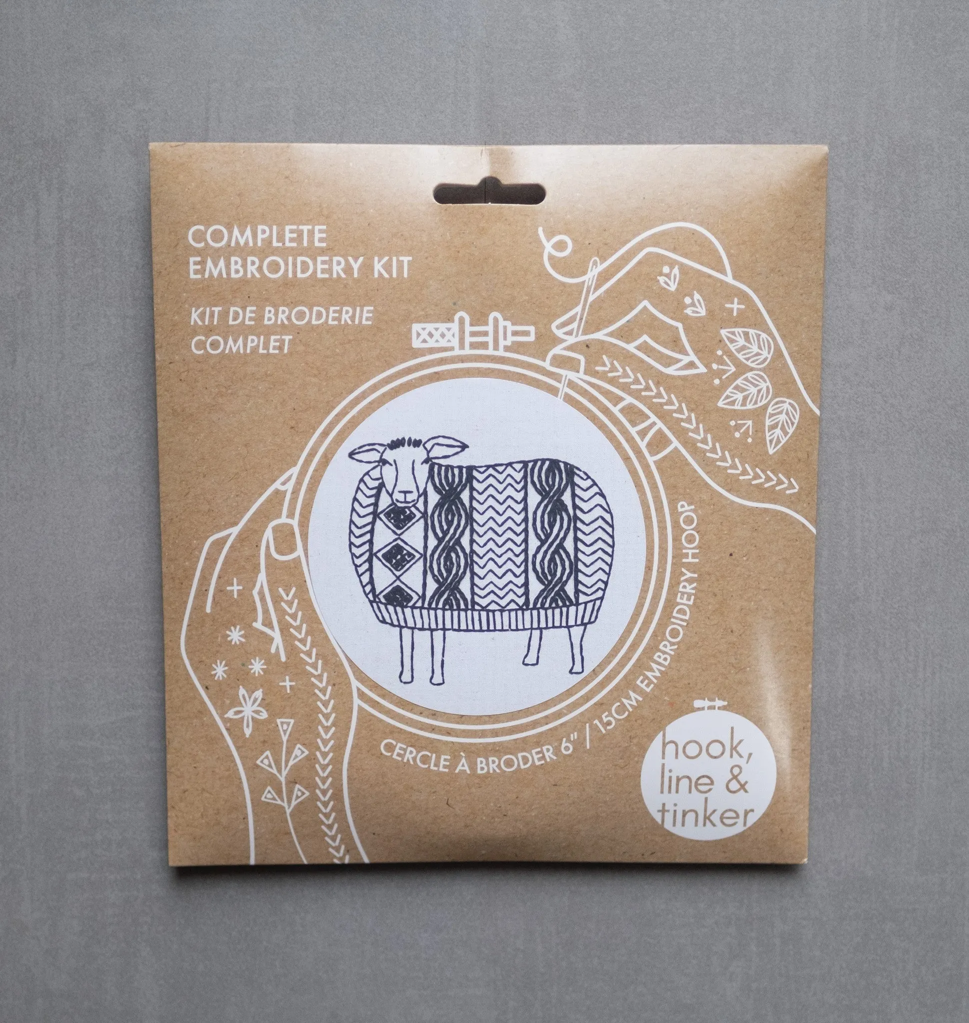 Embroidery Kits - Hook, Line, and Tinker