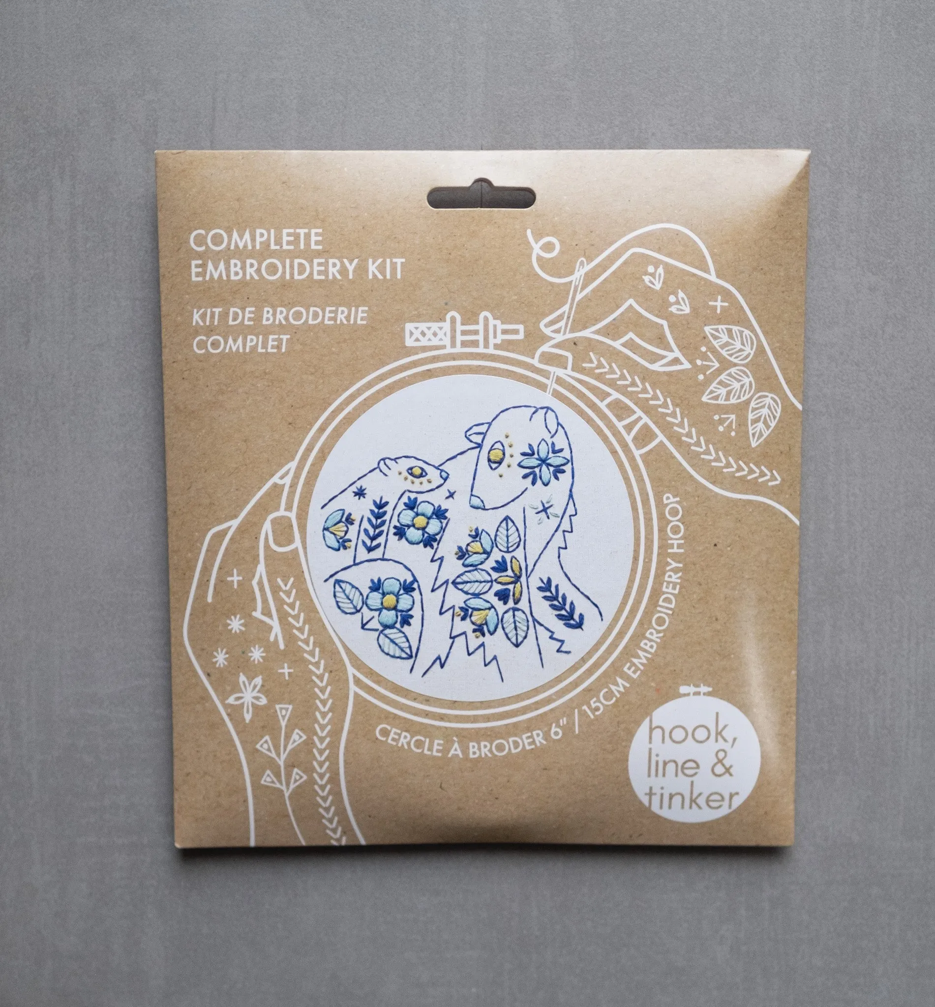 Embroidery Kits - Hook, Line, and Tinker