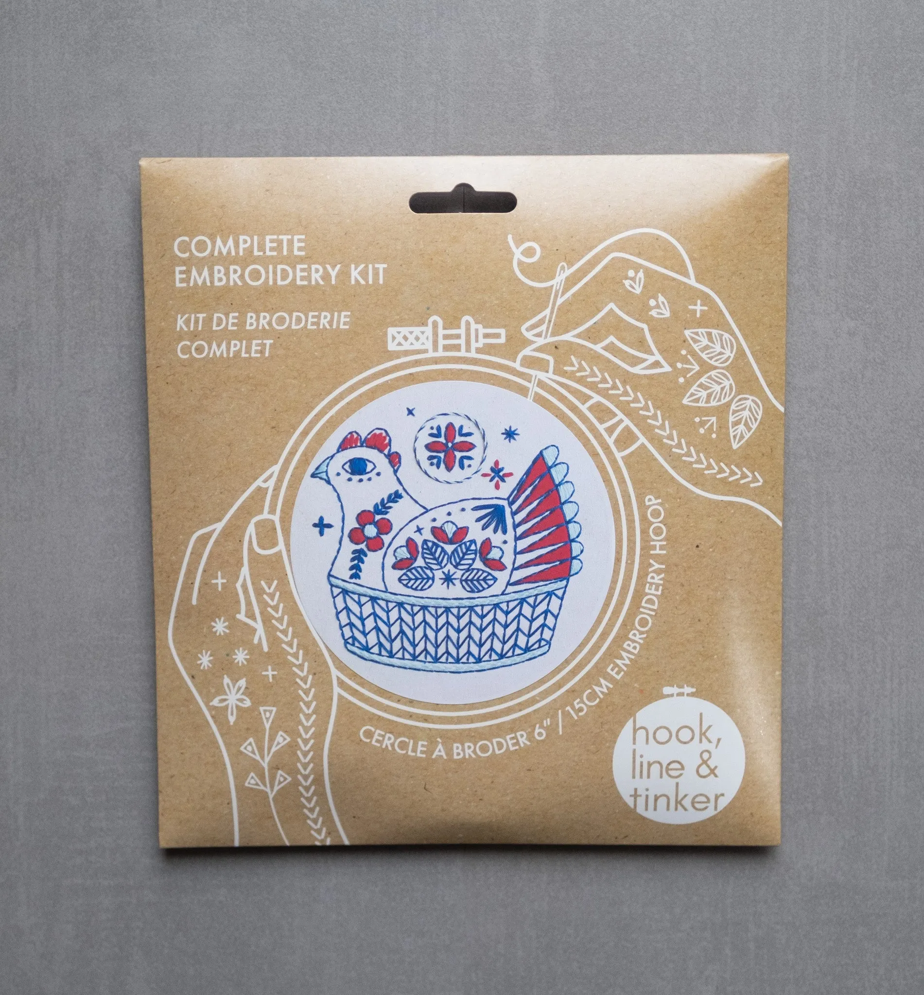 Embroidery Kits - Hook, Line, and Tinker