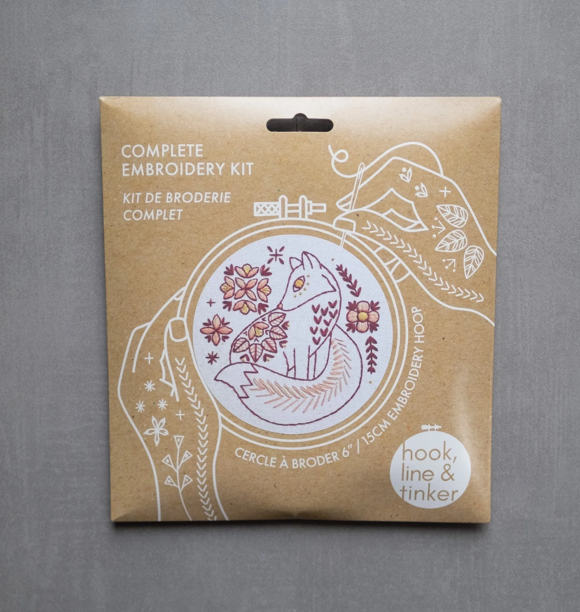 Embroidery Kits - Hook, Line, and Tinker