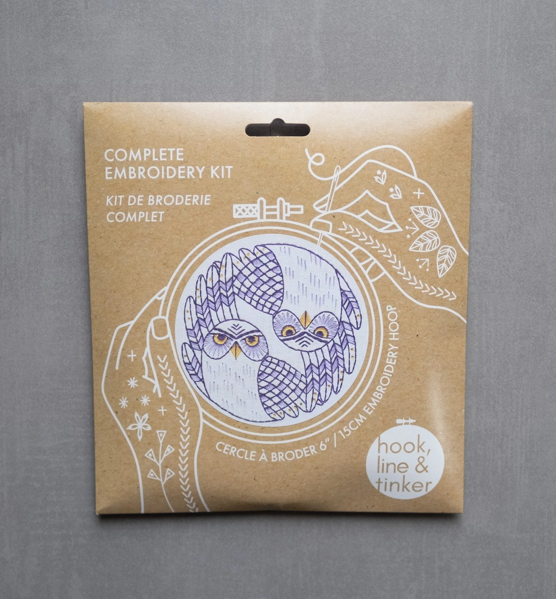 Embroidery Kits - Hook, Line, and Tinker