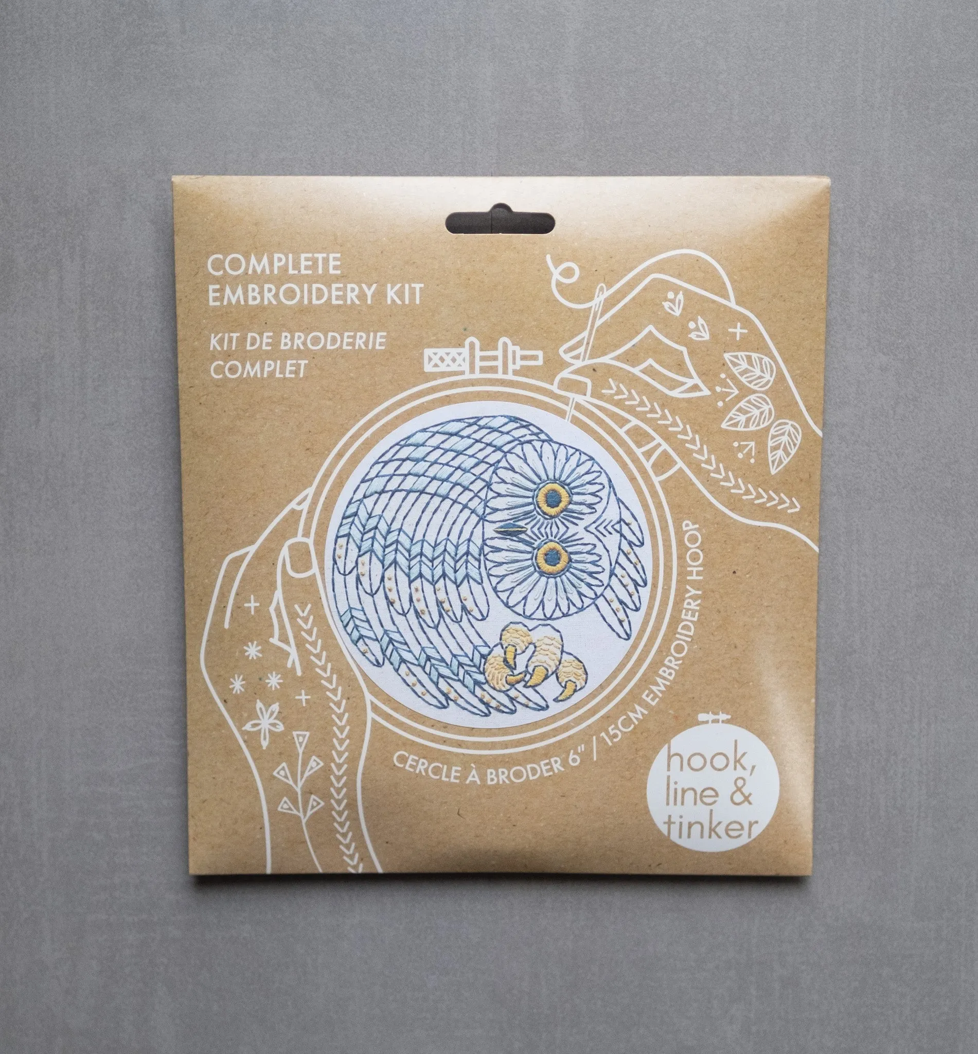 Embroidery Kits - Hook, Line, and Tinker