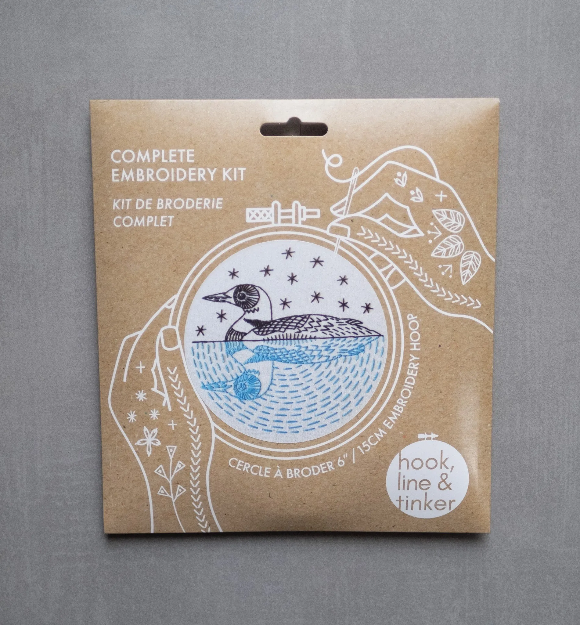 Embroidery Kits - Hook, Line, and Tinker