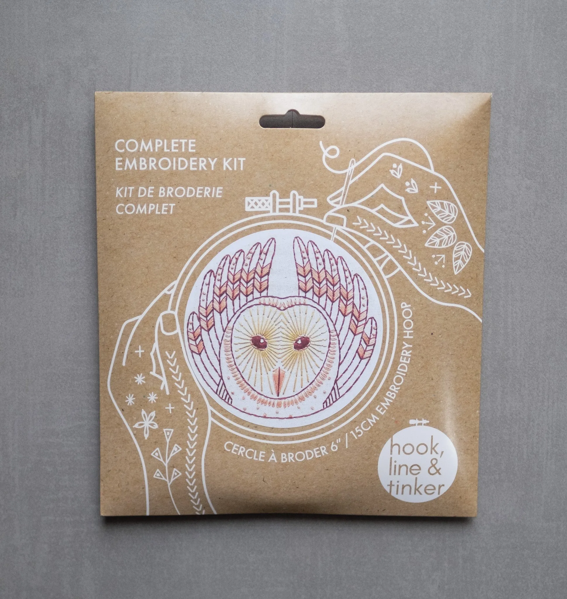 Embroidery Kits - Hook, Line, and Tinker